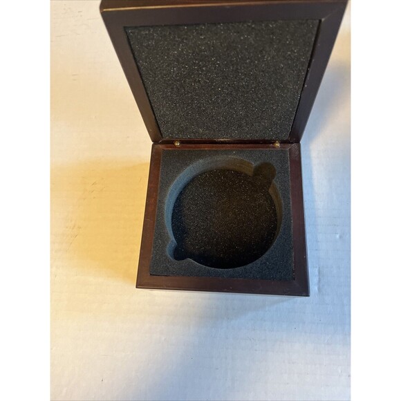 Cypress Home Christmas Deluxe Absorbant Ceramic 4-Coaster Wooden Box Set Cork - Picture 8 of 15